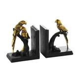 Par Aperta Livro c/ Pássaros Dourado - Prime home decor