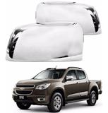 Par Aplique Retrovisor Cromado S10 Trailblazer 2012 À 2019 - Shekparts