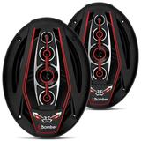 Par de Alto Falantes 6x9'' Bomber Pentaxial Bicho Papão - 350 Watts RMS