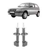 Par de Amortecedores Dianteiro Fiat Uno Mille Fire 10 mpi 8V 2P de 2001 a 2004 - Triauto