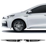 Par De Aplique Lateral Corolla 2015/2019 Emblema Resinado - Sportinox