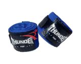 Par De Bandagem Atadura Elástica 4 Metros Muay Thai Boxe - Azul - Thunder Fight