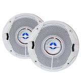 Par de Falantes Náuticos Coaxiais 8” JBL Marine MS8520 120w RMS Marítimo