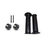Par De Manoplas + Pesos de Guidão Titan Fan 125 150 160 Modelo Original Renascença