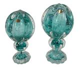 Par De Pinha Cristal Murano D Labone Esmeralda - D labone