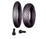 Par De Pneus Michelin Honda Biz 125 E Pop 100 Balão e Bicos