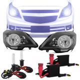 Par Farol Agile 2009 a 2015 Montana 2011 a 2019 Máscara Negra + Kit Xênon 6000K - Kit prime