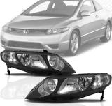 Par Farol Honda New Civic 2007 2008 2009 2010 2011 2012 - Sbc peças