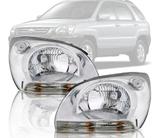 Par Farol Kia Sportage 2006 2007 2008 Cromado - Depo
