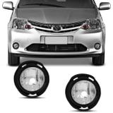 Par Farol Milha Etios Hatch Sedan 2012 2013 2014 2015 2016 2017 2018 Auxiliar Neblina - Prime