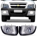 Par Farol Milha S10 Blazer 2001 2002 2003 2004 2005 2006 2007 2008 2009 2010 2011 Auxiliar Neblina - Kit prime