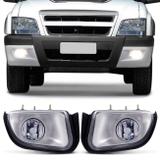 Par Farol Milha S10 Blazer 2001 2002 2003 2004 2005 2006 2007 2008 2009 2010 2011 Auxiliar Neblina - Kit prime