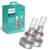 Par Lâmpada LED HB3 HB4 Farol Alto Baixo Philips Ultinon LED
