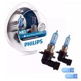 Par Lampada Philips Crystal Vision Ultra Hb3 Branca + Pingos