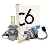 Par Lâmpadas H7 Super Led Full Branca 6000k 7200lm Cooler C6
