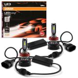 Par Lâmpadas LED Osram LEDriving H11 6000K 25W 12V Tonalidade Branca Aplicação Farol