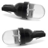 Par Lâmpadas LED T10 W5W Pingo 1 LED 0,10W 12V RGB Colorido Aplicação Luz Baixa e Meia Luz Farolete - Mixcom