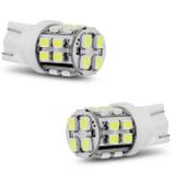 Par Lâmpadas LED T10 W5W Pingo 20SMD7020 20 LEDs 12V 4W Tonalidade Branca Aplicação Farol Baixo - Prime
