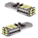Par Lâmpadas LED T10 W5W Pingo Canbus 26 LEDs 7W 12V Luz Branca Aplicação no Farol e Meia Luz - M.x.
