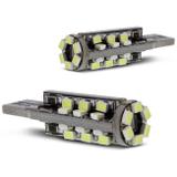 Par Lâmpadas LED T10 W5W Pingo Canbus 30 LEDs 12V 7W Luz Branca Aplicação Farol Meia Luz Farolete - M.x.