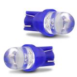 Par Lâmpadas Pingo T10 1 LED 0,3W 12V Luz Azul Farol Meia Luz - Kit iluminação