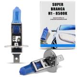 Par Lâmpadas Super Branca H1 8500K 55W 12V Efeito Xênon Aplicação Farol - Tech one