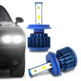 Par Lâmpadas Super LED 2D H4 6000K 12V e 24V 40W 8000lm Efeito Xênon com Reator Carro Moto Caminhão - Prime