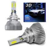 Par Lâmpadas Super LED 3D HB4 9006 6000K 32W 12V 24V 7200 Lúmens Luz Branca Carro Moto Caminhão - Prime