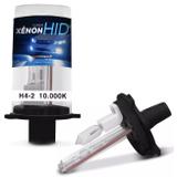 Par Lâmpadas Xênon Reposição H4-2 10000K 35W 12V Tonalidade Azul Violeta Aplicação Farol - Prime