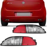 Par Lanterna Traseira Para-Choque Punto 2007 2008 2009 2010 2011 2012 Bicolor - Prime