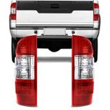 Par Lanterna Traseira S10 2010 2011 Serve 2001 a 2009 Executive Bicolor Cristal - Prime