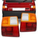 Par Lente Lanterna Traseira Uno 85 86 87 88 89 90 91 92 93 94 95 96 97 98 99 00 01 02 03 Tricolor - Prime