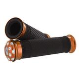 Par Manopla Raptor Esportiva para Moto Metálica Universal e Ergonômica Dourada Multilaser - MT126