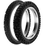 Par Pneu Bros150 Xre190 110/90-17 + 90/90-19 Rt36 Rinaldi