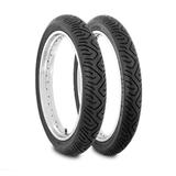 Par Pneu Technic Sport 2.75-18 e 90/90-18 CG Titan e Fan 125/150/160, CBX 150/200, YBR 125, Factor 150 e similares