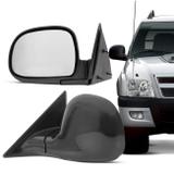 Par Retrovisor S10 Blazer 95 96 97 98 99 00 01 02 03 04 05 06 07 08 09 10 11 Preto sem Controle - Prime