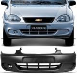 Para-Choque Dianteiro Corsa Hatch Pick UP 1999 A 2002 Classic 2000 a 2008 Wagon 2000 a 2002 Preto - Dts