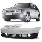 Para-Choque Dianteiro Gol Saveiro G4 2005 a 2010 Parati G4 2005 a 2013 Primer Parcial Com Furo Milha - Dts