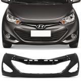 Para-Choque Dianteiro HB20 Hatch Sedan 2013 2014 2015 Preto com Furo para Milha - Dts