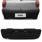 Para-Choque Traseiro Palio Fire G2 2001 2002 2003 2004 2005 2006 2007 Preto Liso - Dts