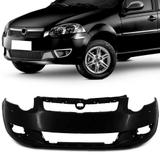 Parachoque Dianteiro Fiat Palio Weekend 2013 a 2017 Preto Liso Dts
