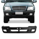 parachoque dianteiro s10 blazer 2009 2010 2011 2012 preto liso com furo farol - Dts