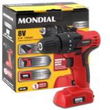 Parafusadeira e furadeira pf 08 bivolt 8v mondial