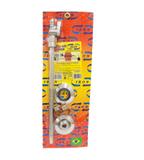 Passa Gás de Parede Para Mangueira Amarela PVC 3/8 IRON