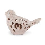 Pássaro Vazado Rosa Antique 16,5 X 9,5 X 10 Cm - Bencafil