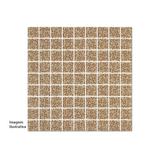 Pastilha Borda Bold Floral Marrom 30x30cm - Henry