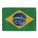 Patch Bordado - Bandeira Brasil Pequena BD50016-35G - Bandeiras
