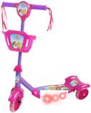 Patinete 3 Rodas Infantil Musical Com Luzes E Cesta - Dm brasil