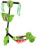 Patinete Meninos Dinossauro Infantil 3 Rodas Musical Com Luz - Dm radical