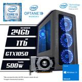 PC Gamer Intel Core i5 7ª Geração 24GB HD 1TB GTX1050 Windows 10 SL CertoX BRAVE 5023